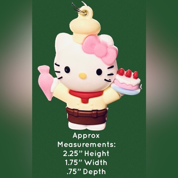 Hello Kitty Keychain Silicone New - Picture 3 of 5